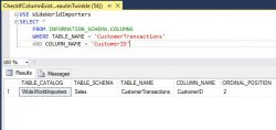 Check If Column Exists In Table Of SQL Server | My Tec Bits