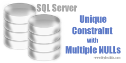 Unique Constraint That Allow Multiple Nulls In SQL Server  My Tec Bits