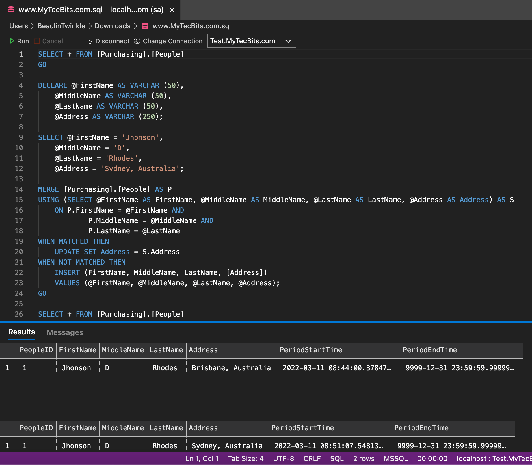 T Sql Insert If Not Exists Else Select