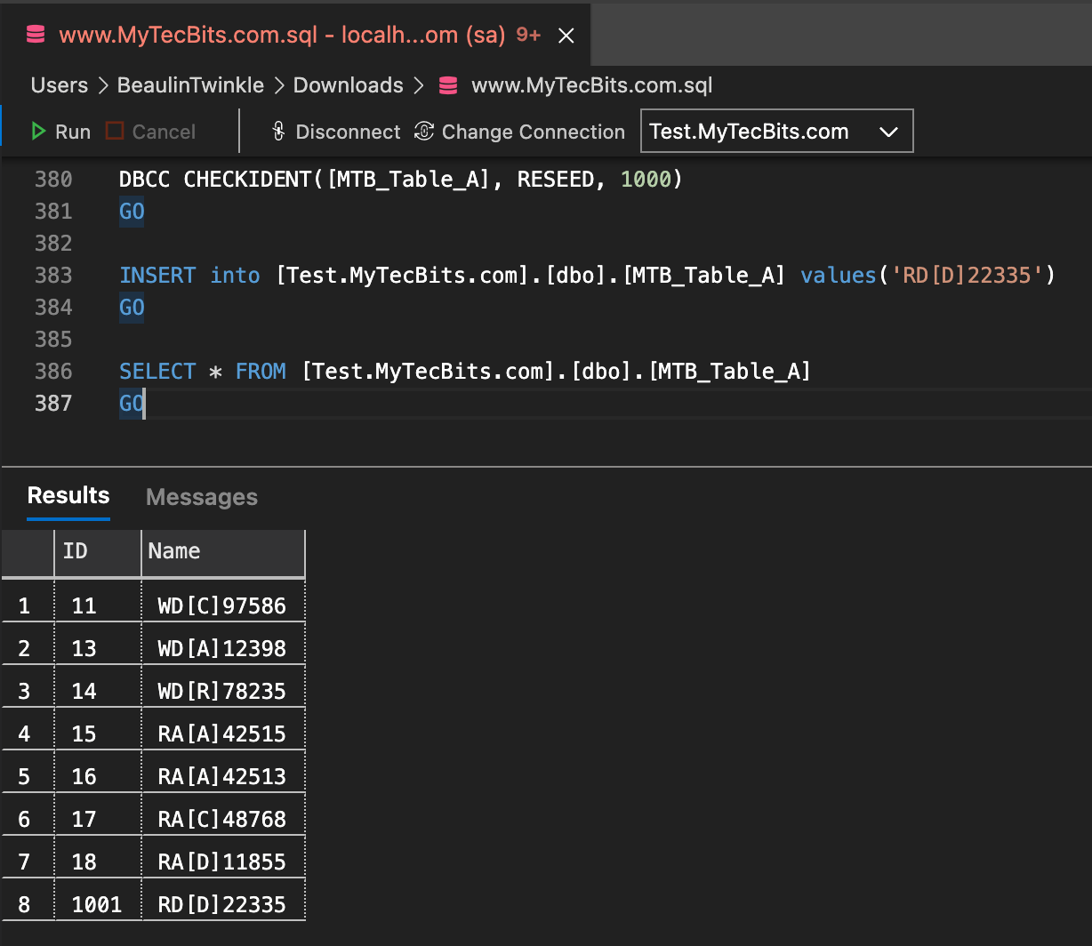 Sql Server Insert Select With Identity Column