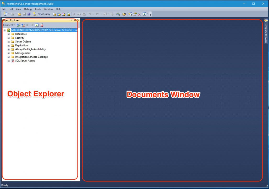 microsoft sql server management studio view table